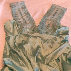 Vintage nightgown in a pretty green
